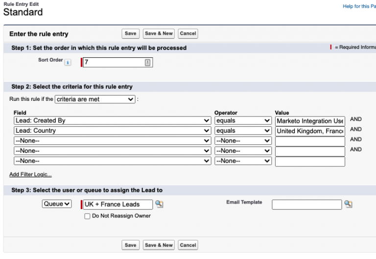Guide to lead assignment rules in Salesforce Calendly