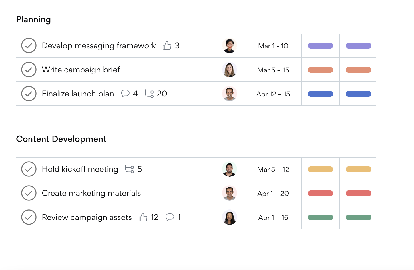 Asana is a project management tool that allows you to manage and track your work and tasks. It offers workflow management and reporting features to help all types of users stay collaborative and productive.