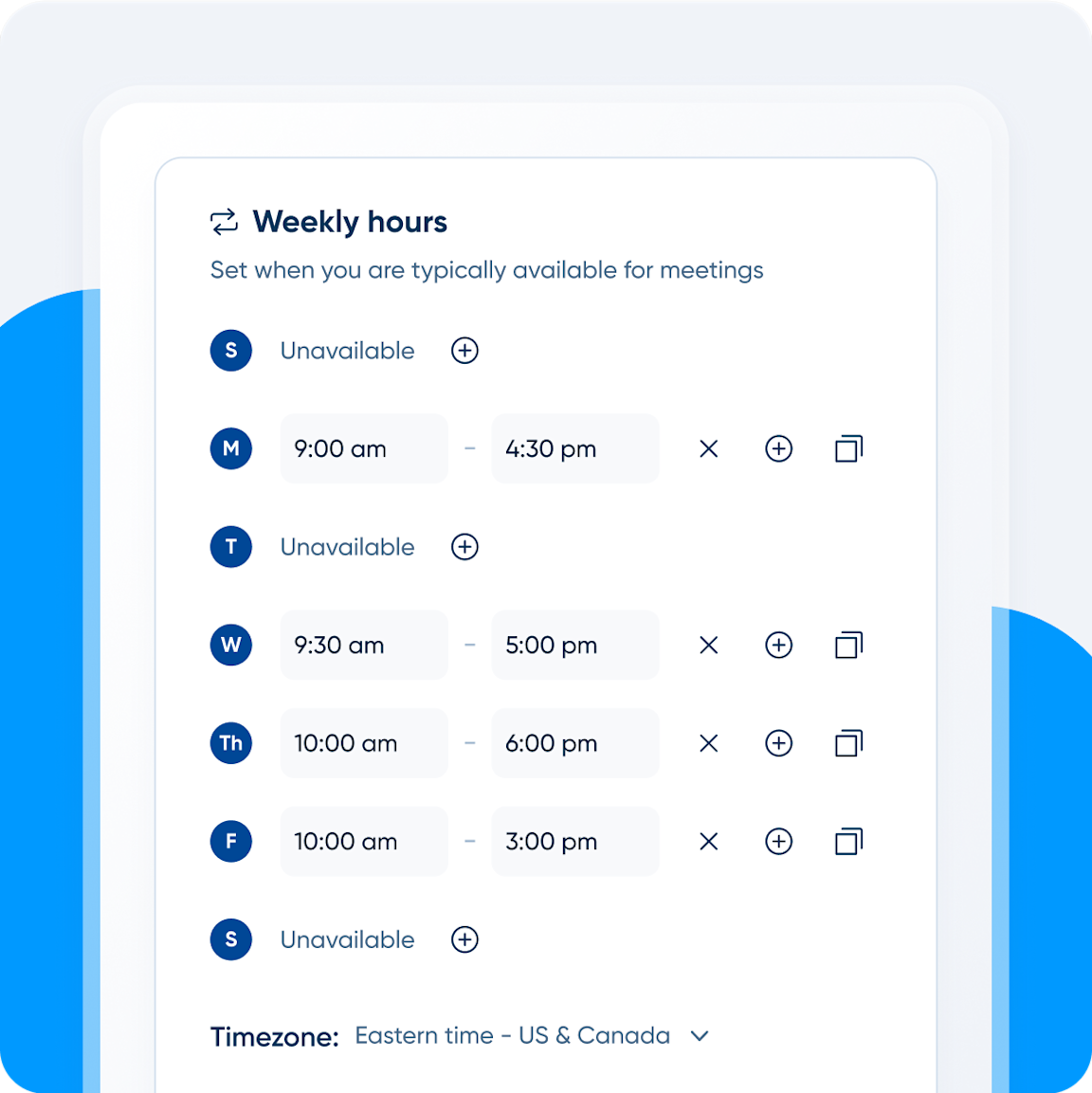Availability | Calendly