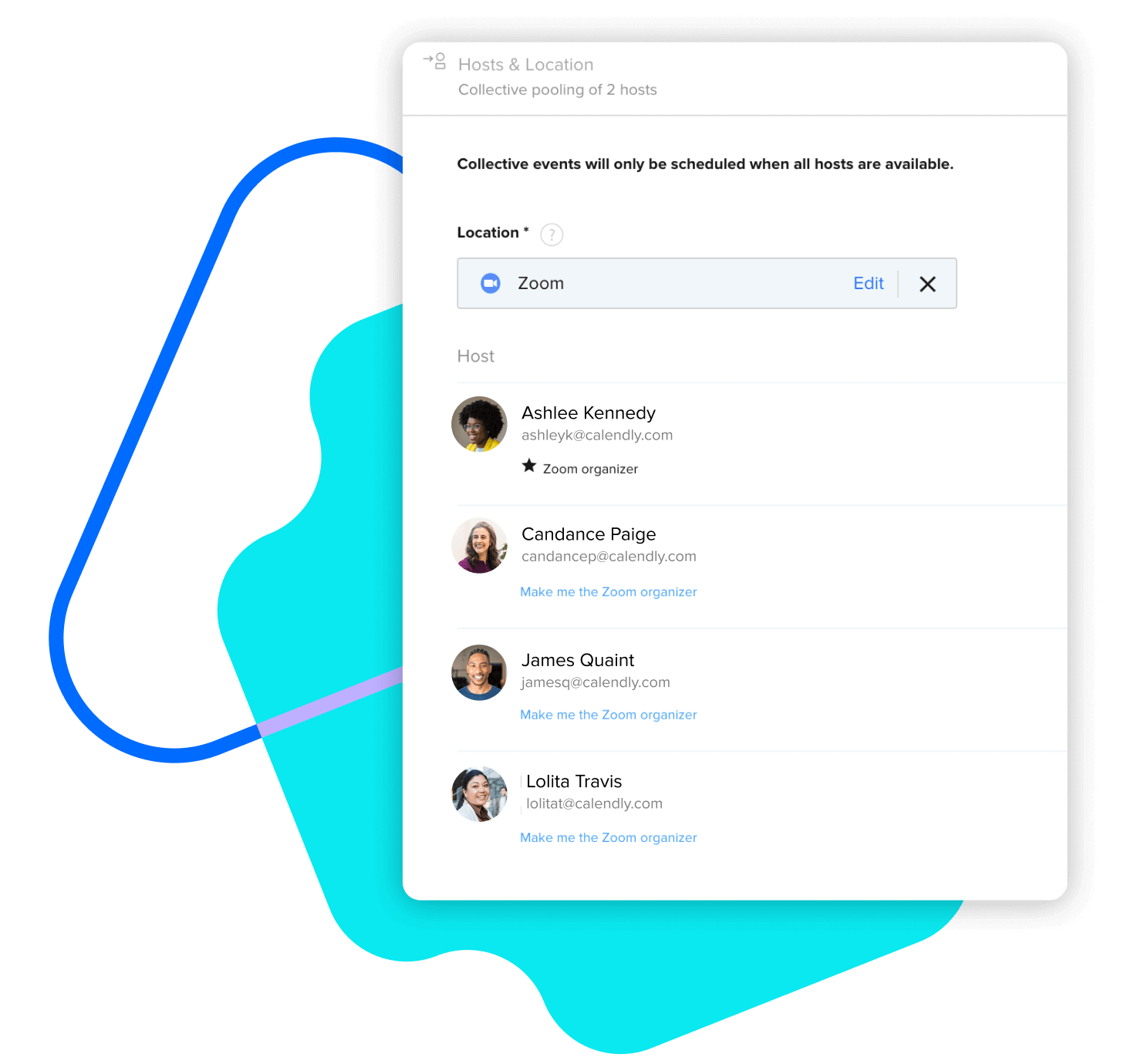 Intelligent, multi-person scheduling