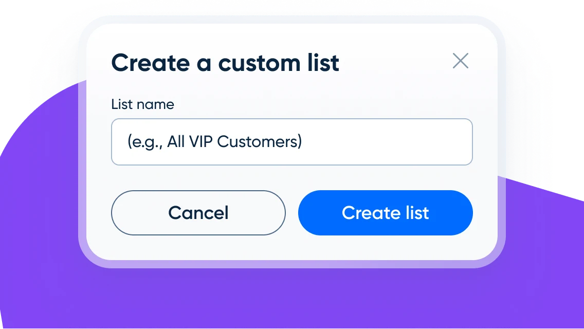 Contacts - Track key customer details