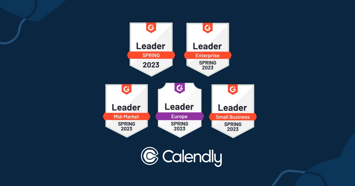 Calendly celebrated by G2’s Best Software Awards 2023
