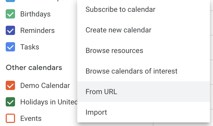 Add Facebook events to Google Calendar.