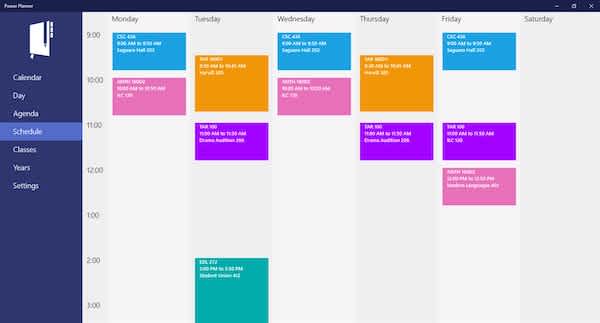 Student planner apps - blog - Power Planner screenshot