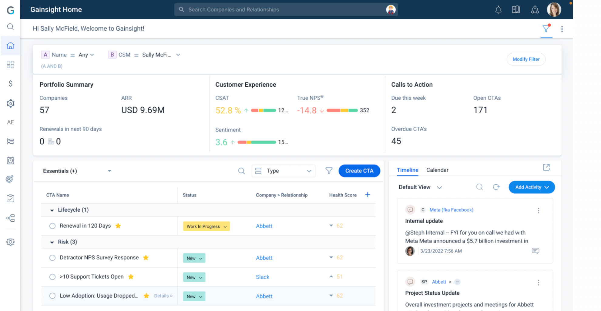 Gainsight UI Gainsight UI