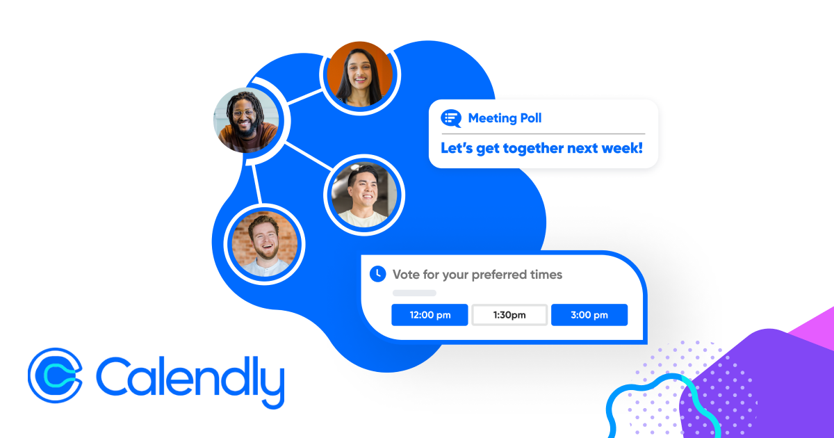 blog post - Now you can vote on times to schedule events AND book the meeting, all within Calendly