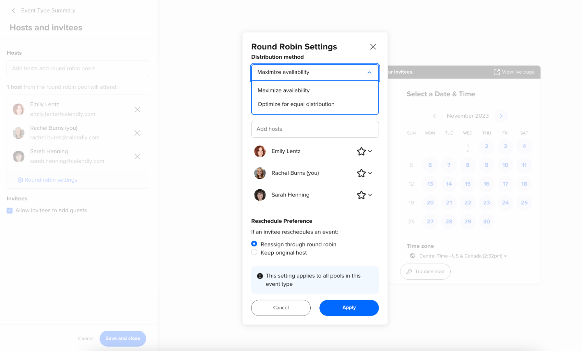 Bring groups together faster with team scheduling options Calendly