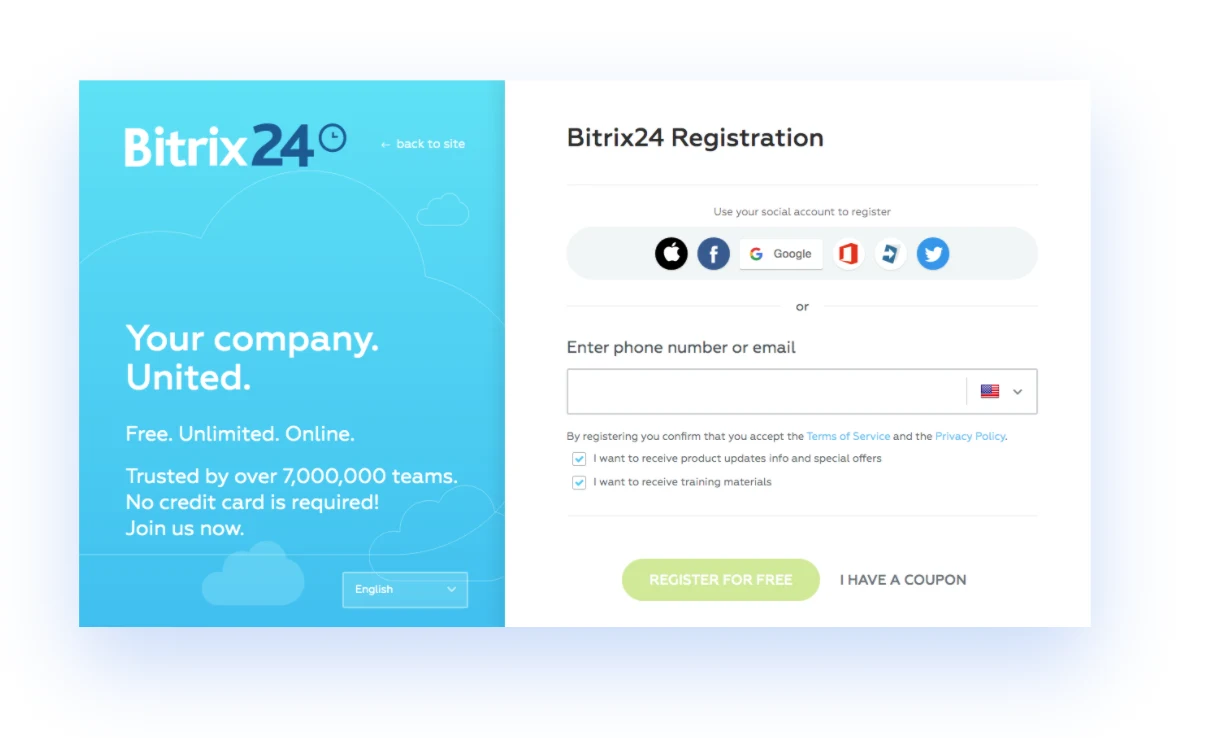 Bitrix 24 is a user-friendly interface that makes tracking leads easy.