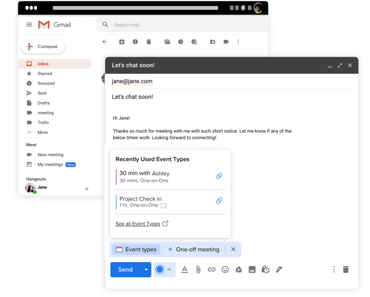 Otimize o seu Gmail com o Calendly-image