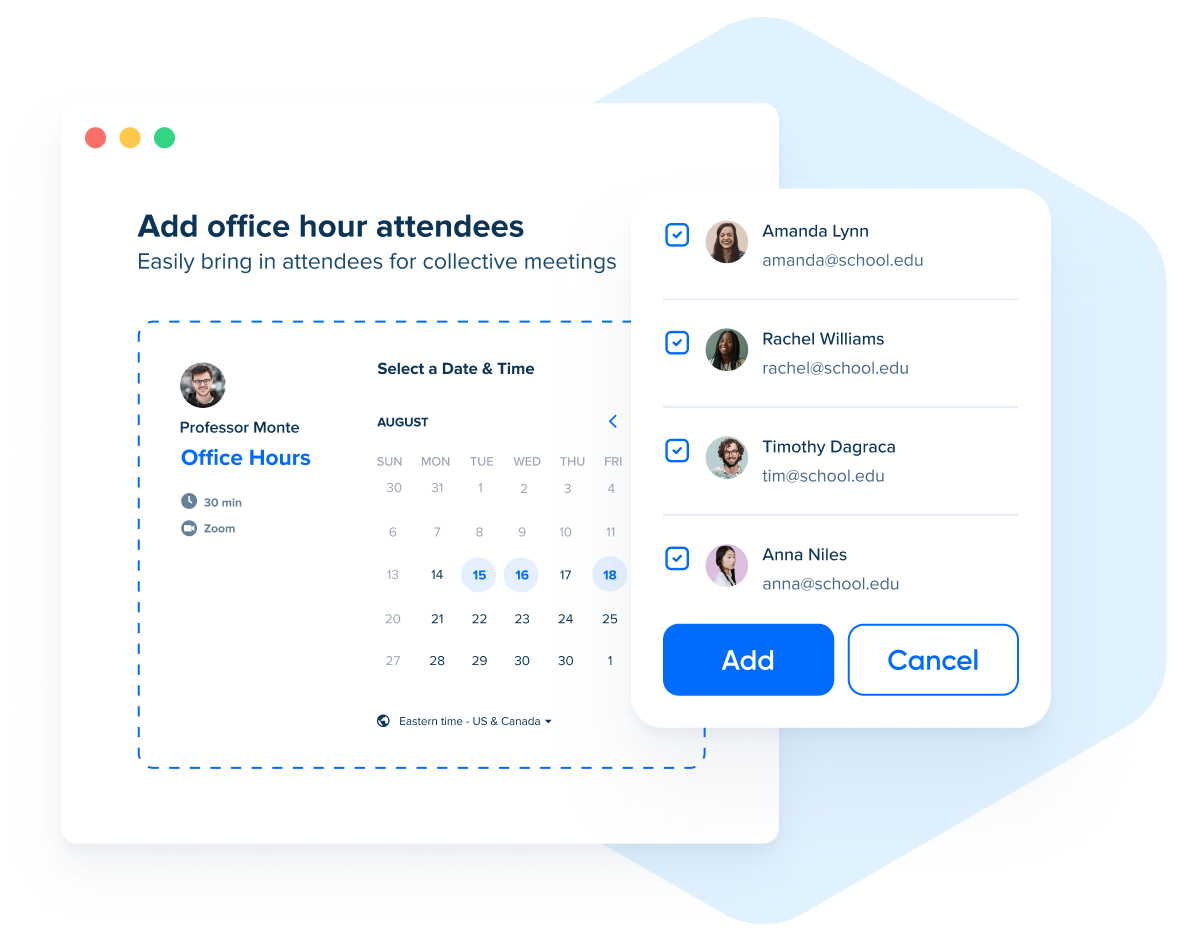 Scheduling software for Education | Calendly
