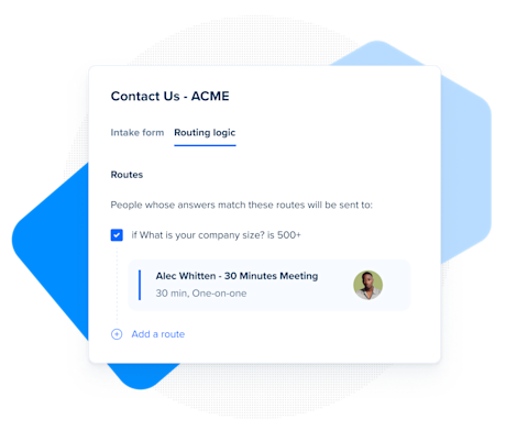 Build routing forms in Calendly