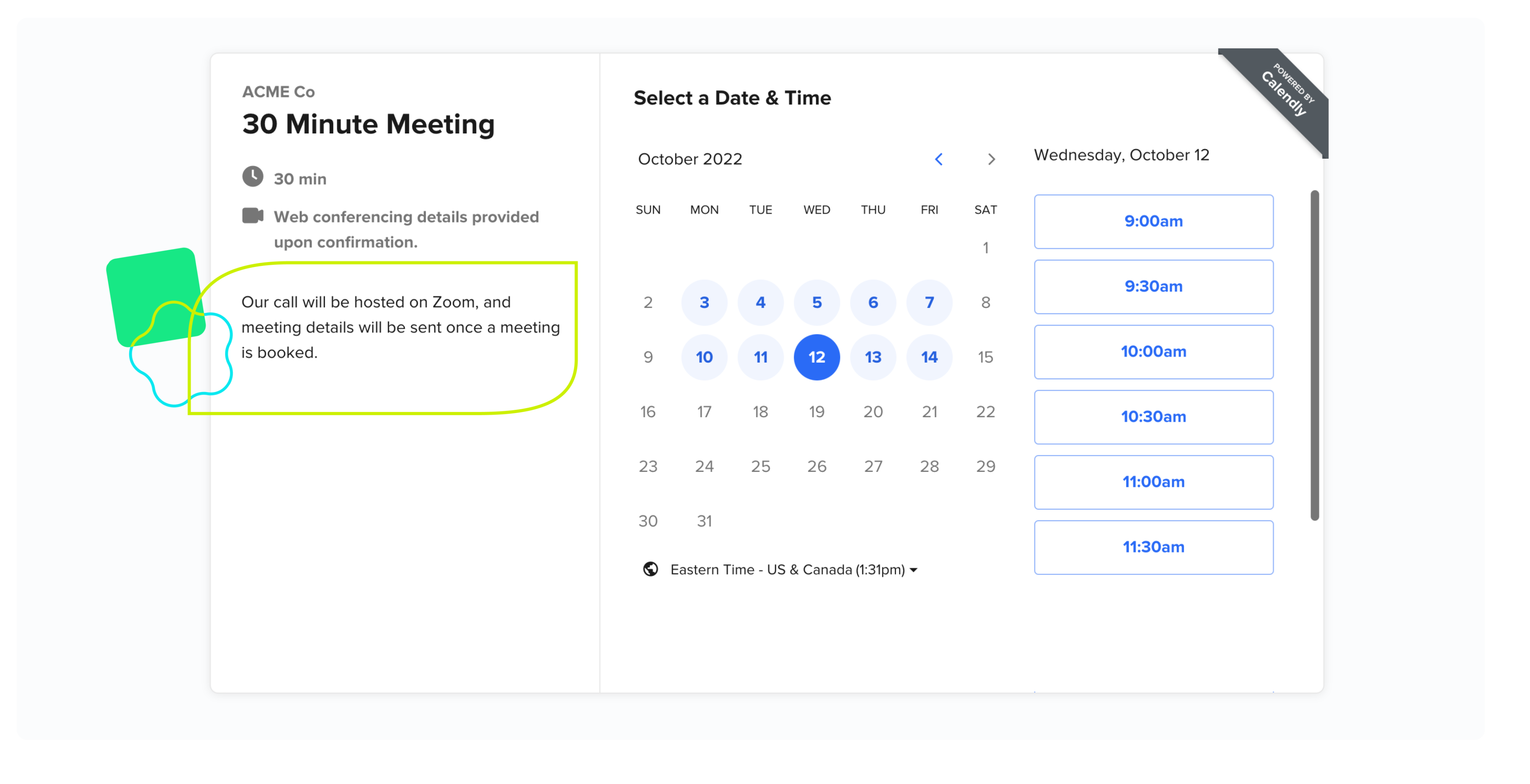 Calendly and Zoom Calendly