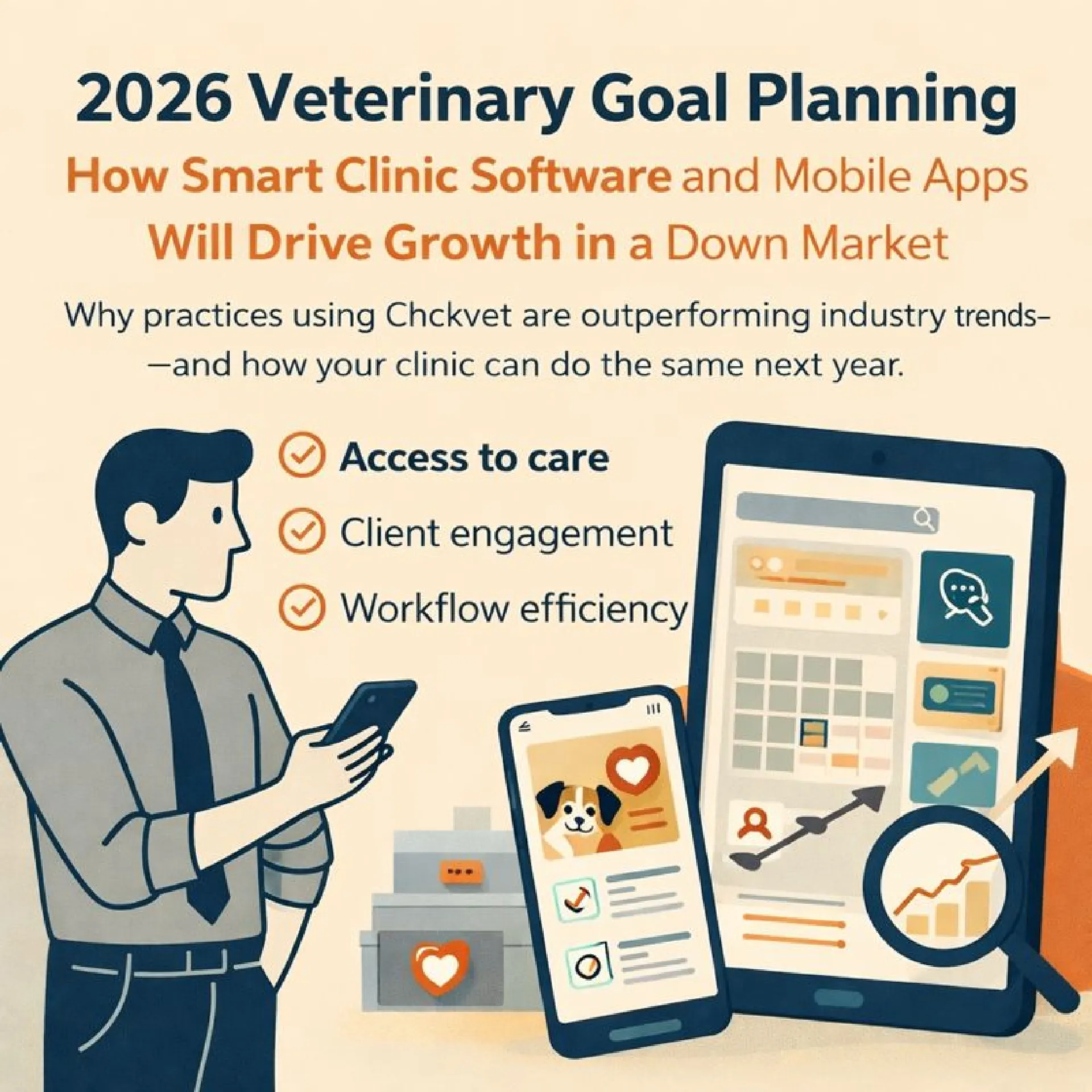 2026 Veterinary Goal Planning: How Smart Clinic Software and Mobile Apps Will Drive Growth in a Down Market - featured image