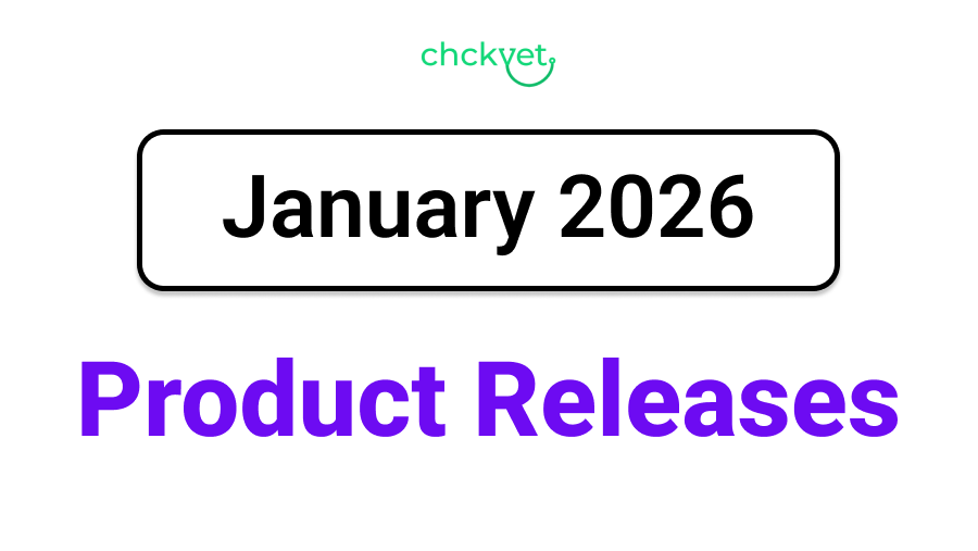 Chckvet January 2026 Product Releases - featured image