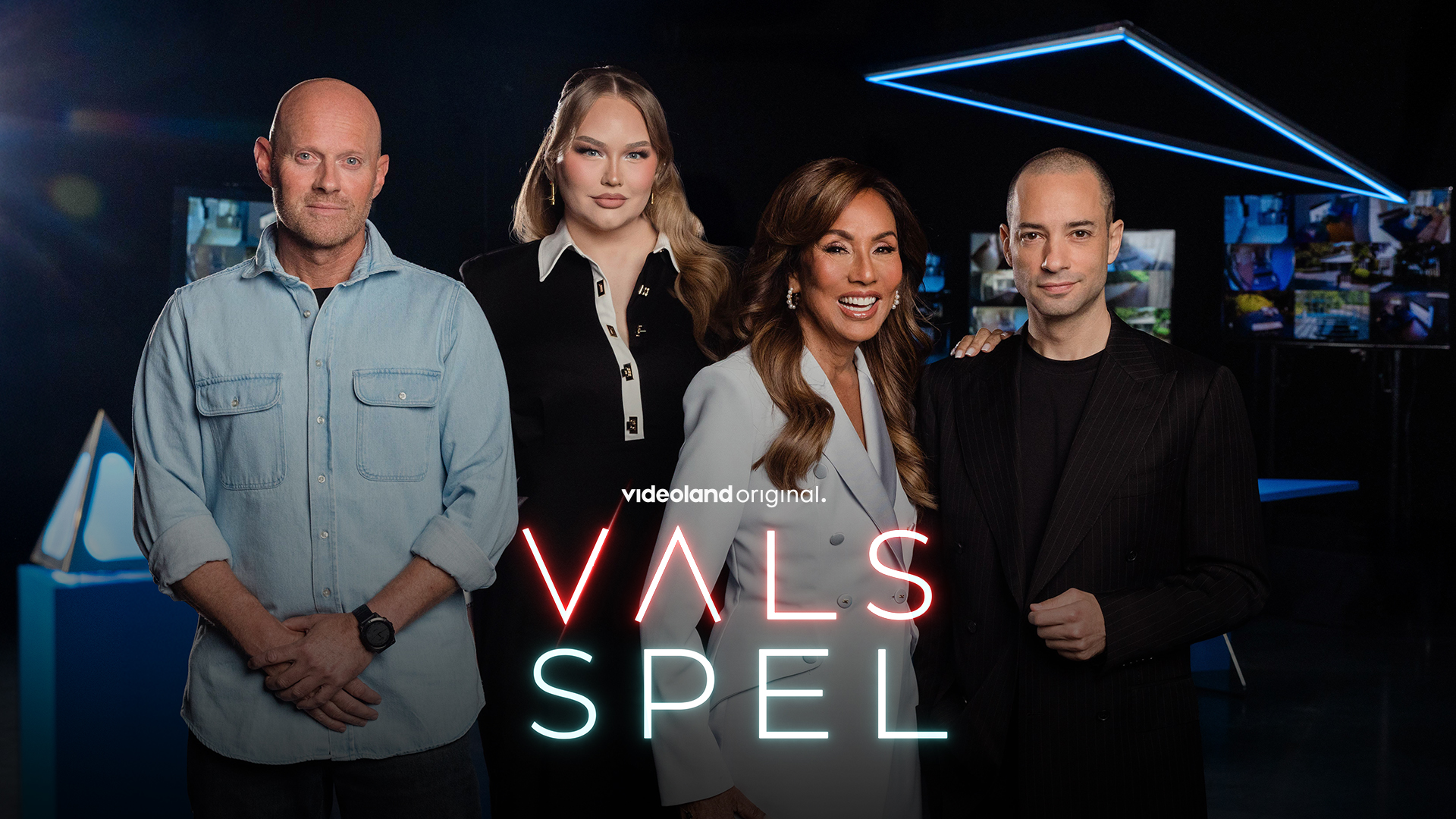 Nikkie de Jager, Valerio Zeno, Patty Brard en Erik Wegewijs zien álles in nieuwe Videoland Original ‘Vals Spel’