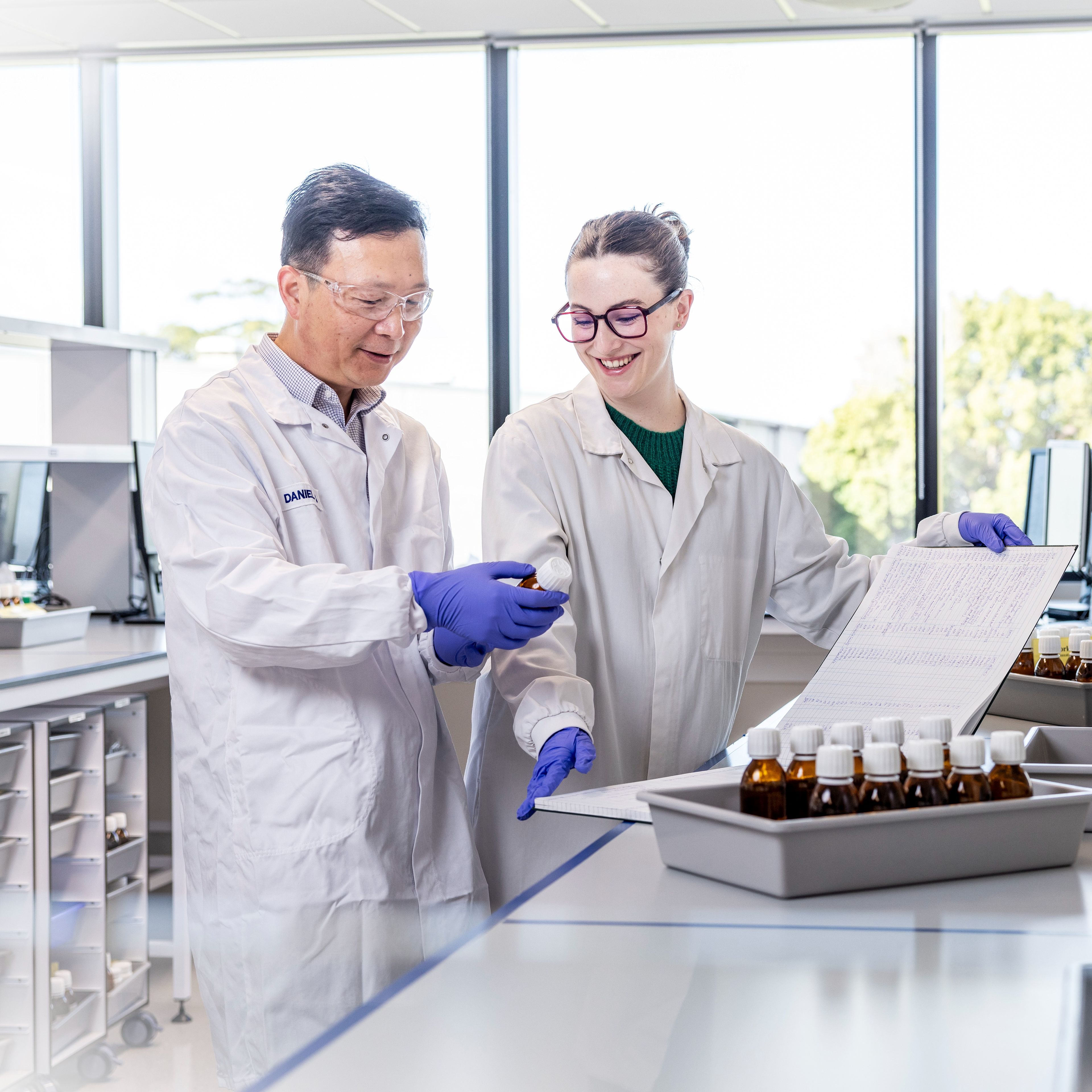 Lab scientists Lab scientists