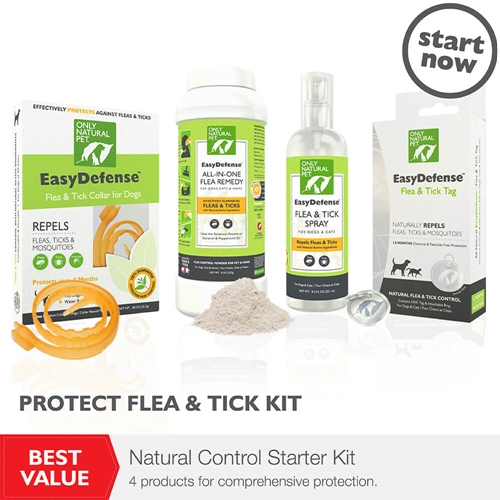 Only Natural Pet EasyDefense Dog Flea & Tick Control Kits