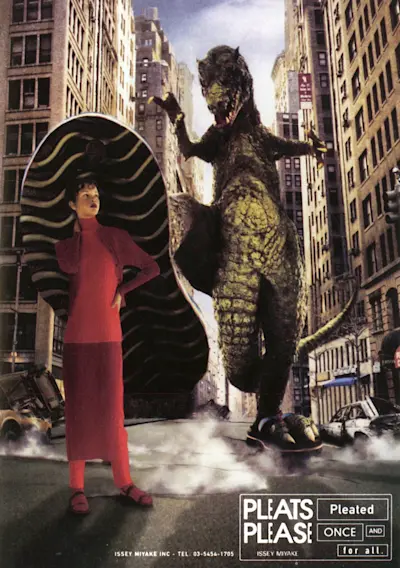 Advertising visual from the Spring/Summer 1998 collection by France's leading agency CLM BBDO