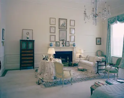 First Lady’s Bedroom. Photo courtesy of John F. Kennedy Presidential Library and Museum.