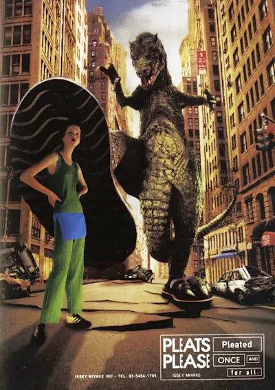 Advertising visual from the Spring/Summer 1998 collection by France's leading agency CLM BBDO