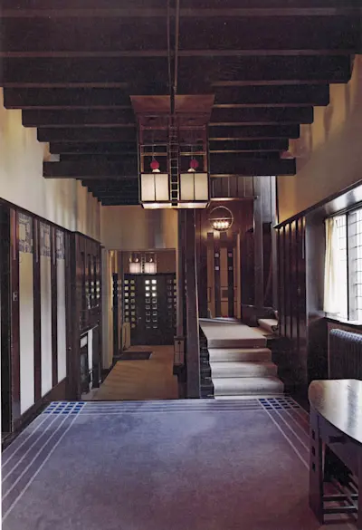 Hall, view toward entrance