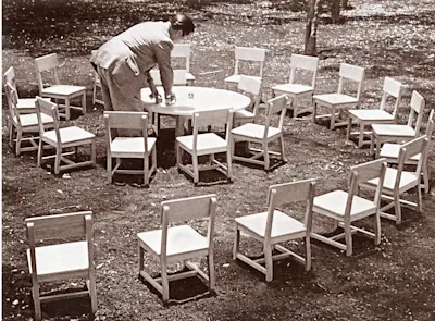 Xavier Guerrero at the Ciudad Escolar Camilo Cienfuegos, Cuba, 1962