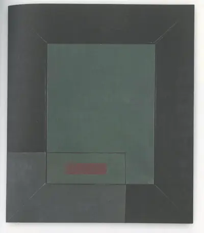 Lygia Clark, Composicao No. 5 ( da series Quebra de moldura), 1954, oil and oleoresin on canvas and wood