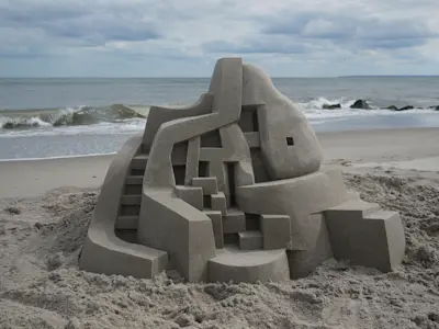 #4-Calvin Seibert’s Modernist Sandcastles