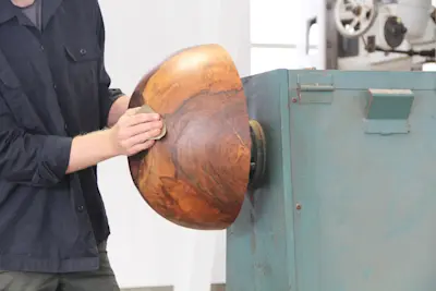 Niles turning wood