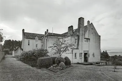 View from northwest. Entrance on right