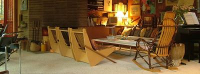 Boomerang Chair in Reunion House, Current residence of Dion Neutra