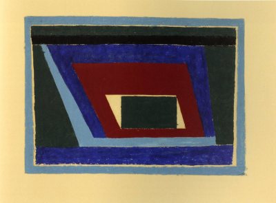 Josef Albers, Study for Mantic, c. 1940