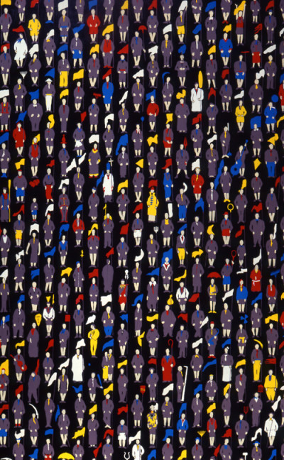 People Fabric, 1987, Cotton