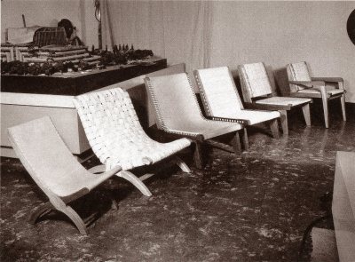 Chairs by Clara in Julius Shulman’s studio, Southern California, 1952