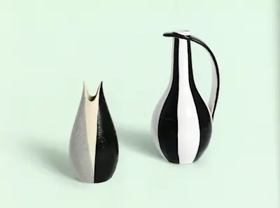 Tibor also had a hand in developing a ceramics line. 