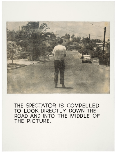 The Spectator is Compelled… 1966-68. Courtesy of John Baldessari Estate. 