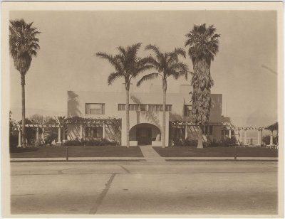 Ellen Scripps house. Courtesy of Design & Architecture Museum at the University of California, Santa Barbara