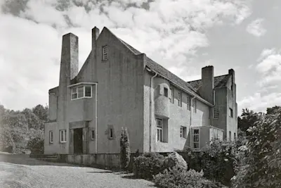View from wouthwest. Entrance on left