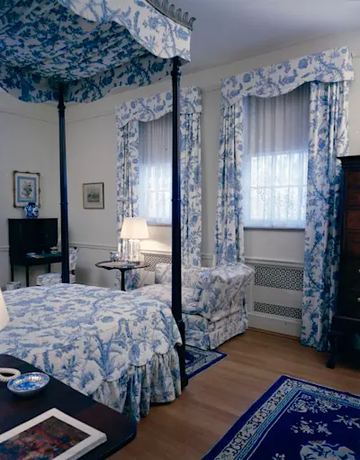 Toile Room. Photo courtesy of John F. Kennedy Presidential Library and Museum.