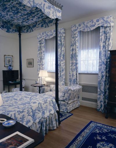 Toile Room. Photo courtesy of John F. Kennedy Presidential Library and Museum.