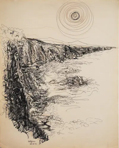 Sea Ranch, 1972 Ink on paper