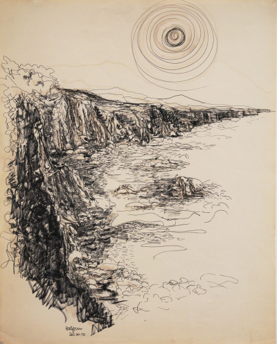 Sea Ranch, 1972 Ink on paper