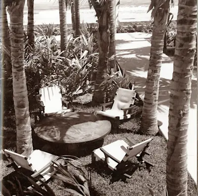 Garden Chairs and Table, Pierre Marques Hotel, Acapulco, 1957