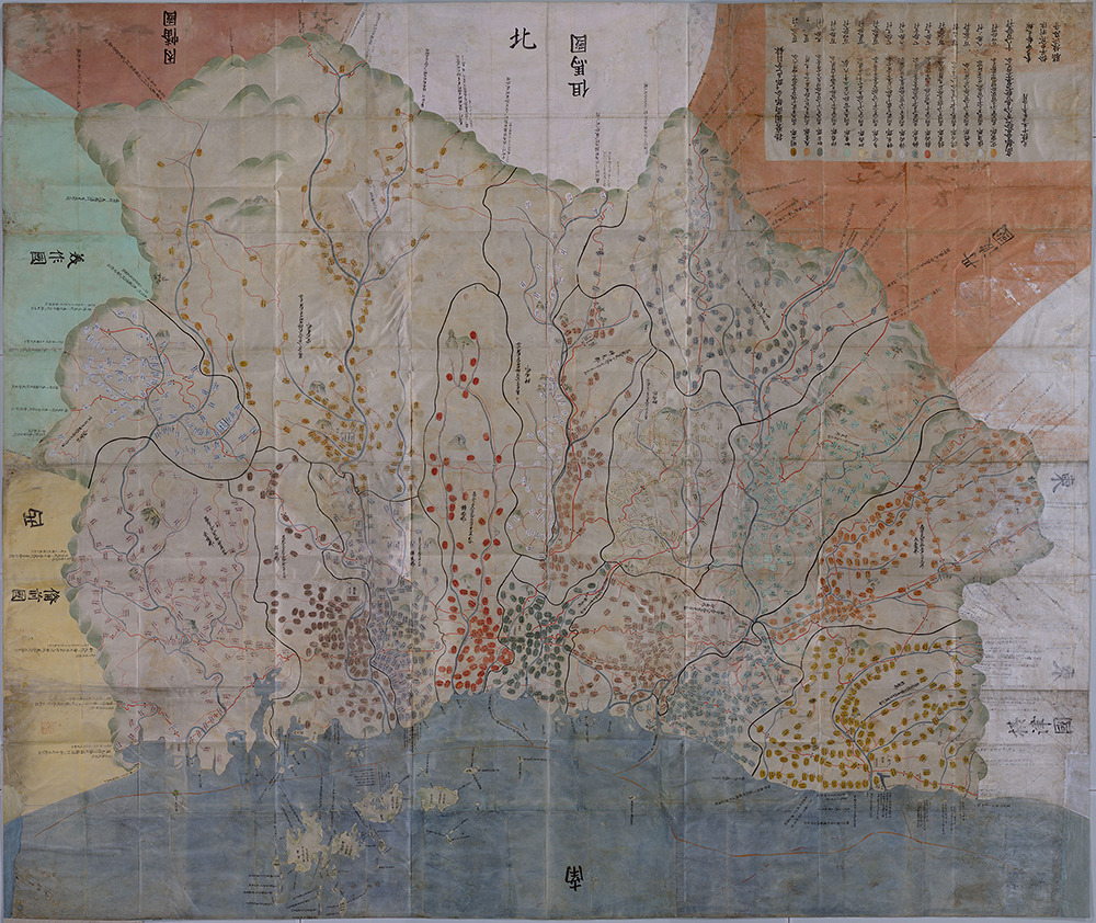 Kuniezu Maps of the Genroku Era