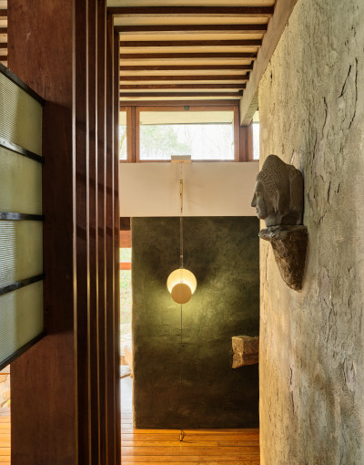 Installation view of "Formafantasma at Manitoga's Dragon Rock: Designing Nature" at Manitoga / The Russel Wright Design Center. Photo by Michael Biondo. Courtesy of Manitoga / Michael Biondo Photography.