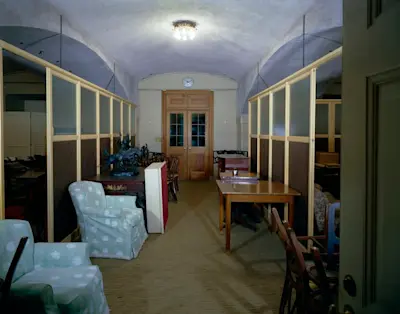 Upholstery Shop. Photo courtesy of John F. Kennedy Presidential Library and Museum.