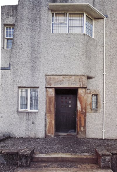 Main entrance on west