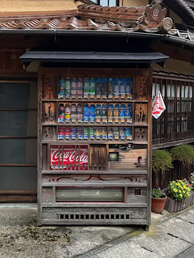 Soda machine in Omori