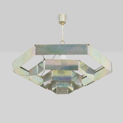 Lampada Esagonale Chandelier, Wright Auction