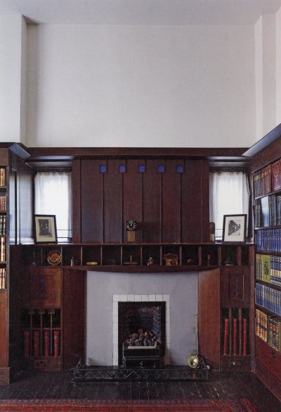 Fireplace of Library